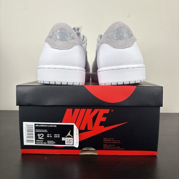 Size 12 - Jordan 1 Low OG Neutral Gray